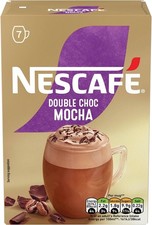 NESCAFÉ Mocha Double Chocolate Instant Coffee 7 Sachets, 100percent Responsibl
