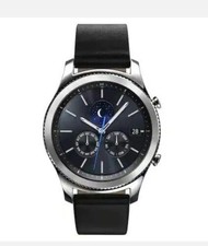 Samsung Galaxy Gear S3 Classic Watch 46 mm SM-R770 argento M/L grado C garanzia UK