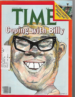 Time Magazine August 4, 1980- Coping With Billy Carter