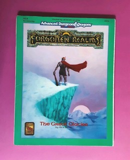 FR14 GREAT GLACIER FORGOTTEN REALMS AD&D 2ND TSR 1992 RPG ROLEPLAYING DND RARE