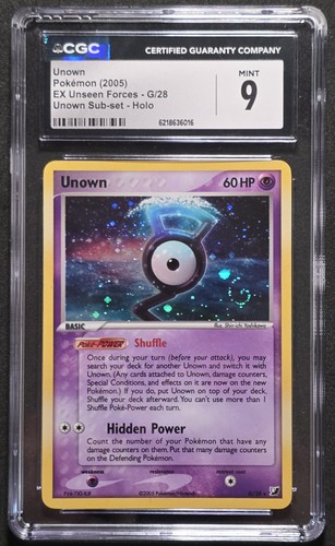 Unown graded CGC 9 for sale on eBay