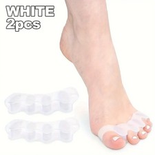2PZ SUPPORTO IN SILICONE PER DITA DEI PIEDI CORRETTORE ALLUCE SOVRAPPOSIZIONE