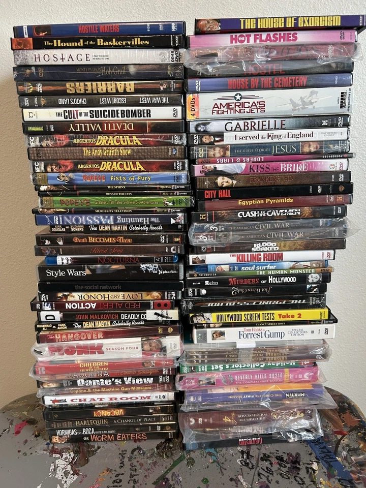 80 Wholesale lot dvd movies assorted bulk Free Shipping Video Dvds CHEAP - Image 2 of 4