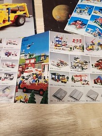 Lego Space Rocket Base 483 + 6927 + 462 + Technics Instruction Booklets Only Lot
