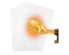 8 PCS High Temperature Gasket Paper Ceramic Fiber Furnace Gasket Material