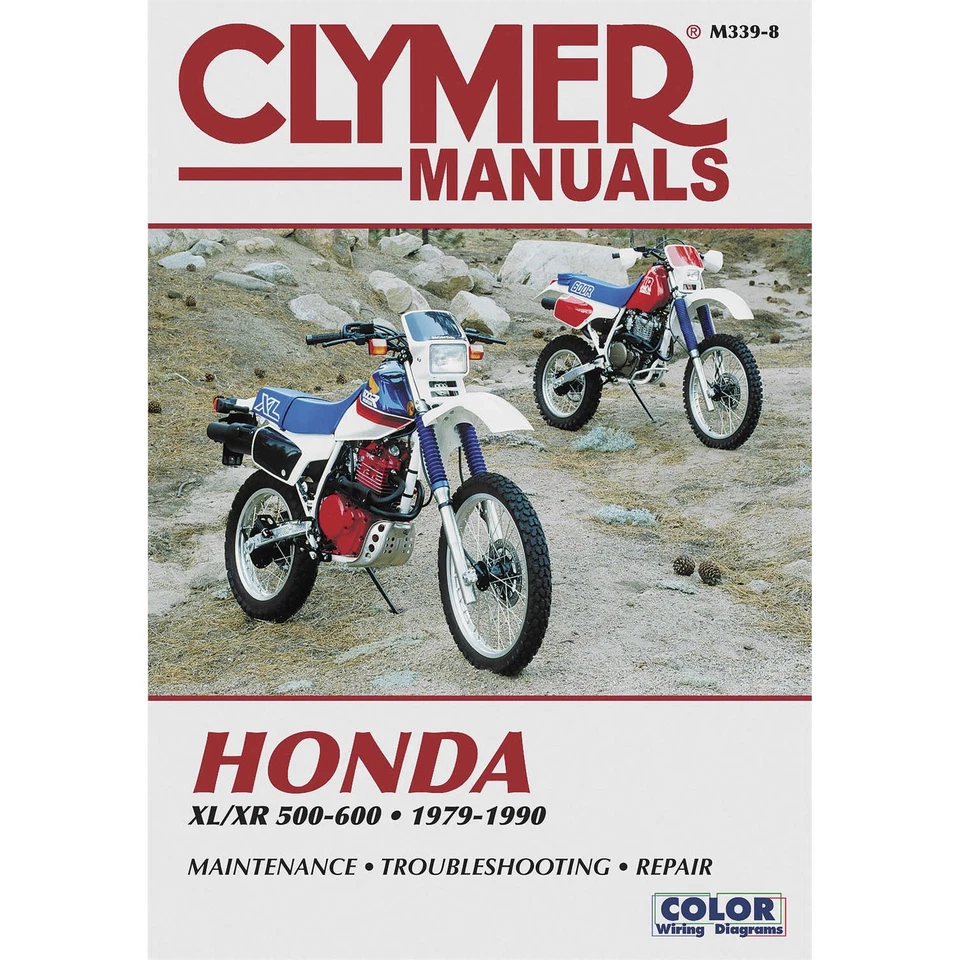 Clymer Manual for Honda XL/XR 500/600 CM3398 - Image 2 of 4