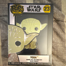 Funko POP! Pin Star Wars Yoda Enamel Pin #23 Boxed Single Movies & Music