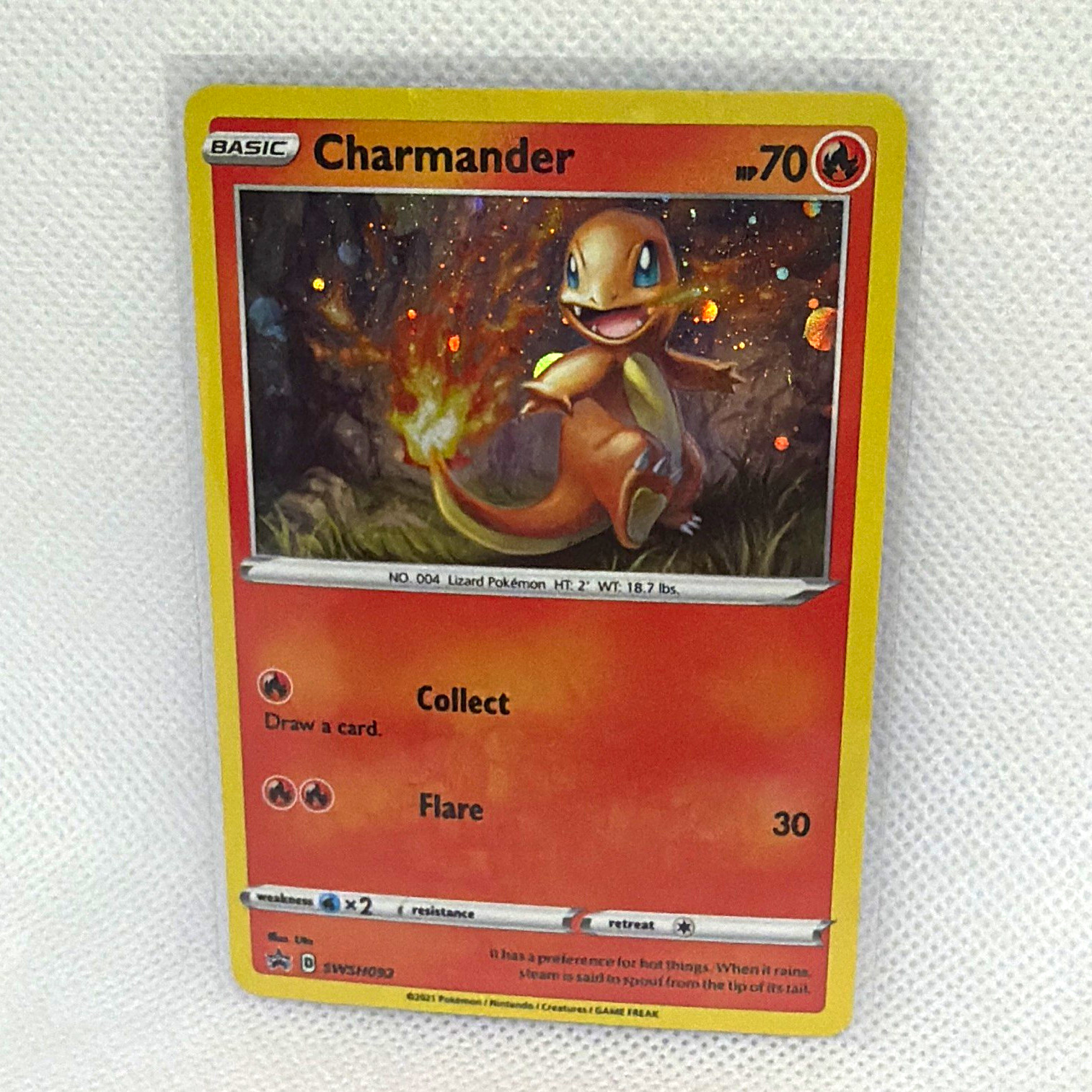 Charmander SWSH092 SWSH Sword & Shield Promo Cards Holo Promo Pokémon TCG EN