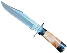 IMPACT CUTLERY Custom Made UNUSED 14" Bowie Knife RARE Handmade Survivor Knives