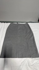 Express Women's Gray Pencil Skirt with Slit