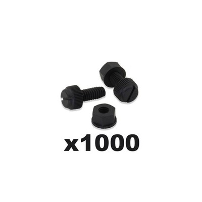 Bolt MC Hardware LPFB1000 License Plate Bolts/Nut - 1000pk