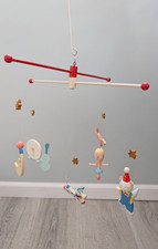 Vtg 60s Hand Painted Mobile by IRMI 812 Fairytale Orig Box Baby Crib Complete