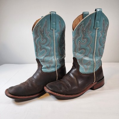 Laredo Women's Mesquite Western Boots (Brown/Turquoise) - Size 8M