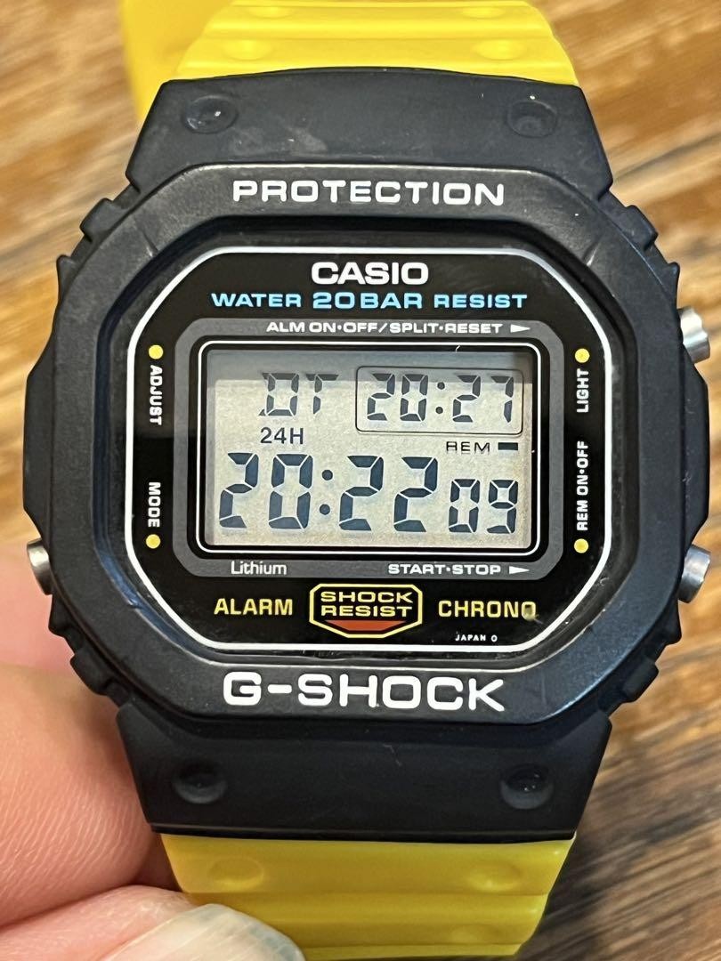 美品 G-SHOCK DW-5600P スクウェア スピード イエロー ブラック 楽天市場】CASIO カシオ G-SHOCK Gショック ジーショック DW