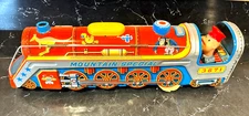 Vintage 1960's Mountain Special 3671 Tin Litho Toy Train Modern Toys Japan