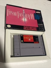 Final Fantasy II SNES in box Nice Shape