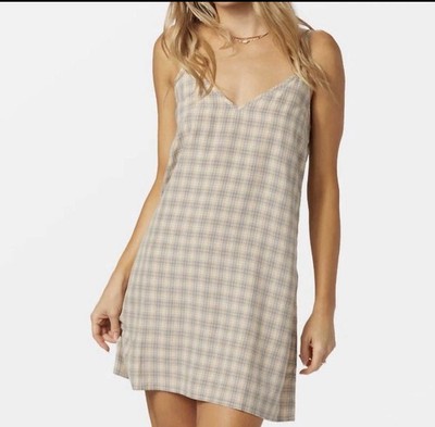 Billabong Women s 90 s Babe Plaid Mini Dress
