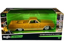 Maisto 32543GLD 1/25 1965 Chevrolet El Camino Lowrider Gold Metallic