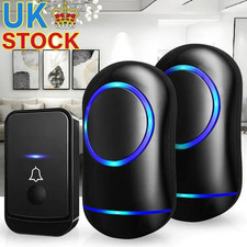 Wireless Door Bells Waterproof 1000ft Long Range Plug in Home Cordless Doorbell