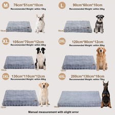 Plush Pet Dog Cat Bed Fluffy Soft Warm Calming Bed Sleeping Kennel Nest 6 Sizes