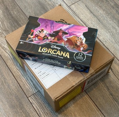 Disney Lorcana: Rise of The Floodborn Sealed Booster Box (2023 EN01) Case Fresh!