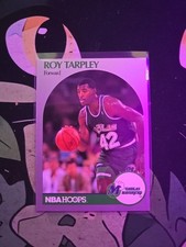 1990-91 NBA Hoops - Roy Tarpley #88 -Missing Ink Misprint 88