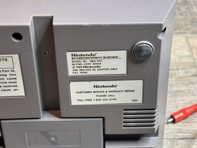 Nintendo NES-001 Console with Tetris Game Cartridge