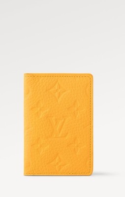 Louis Vuitton Pocket Organizer SS24 Yellow Taurillon Monogram