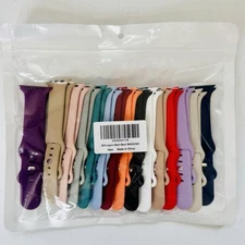 15 Pack Soft Silicone Bands Compatible w/ Smart Watch Band 40MM 41MM 38MM