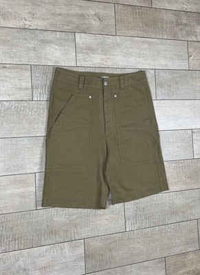 Isabel Marant Shorts Cargo Cotton/linen Green Khaki Size 40