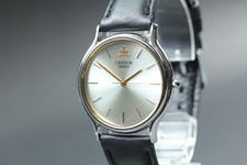 [Near MINT] SEIKO CREDOR 8J81-6A30 32mm Silver Dial Qz Men's Watch From JAPAN
