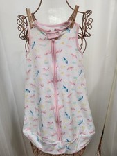 Whimsical Pink Unicorn Sleep Sack for Babies CARTER'S SZ SMALL