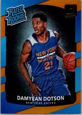 2017-18 Donruss #166 Damyean Dotson Holo Orange Laser