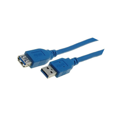 CU302-018-PB Kabel USB 3.0 USB A-Buchse,USB A-Stecker vernickelt 1,8m VCOM