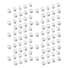 180 Pcs Pants Hanger Number Marks Closet Clothes Size Tags Clips