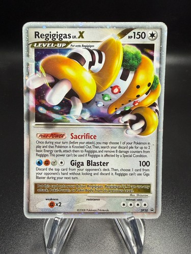 Pokemon Diamond Pearl Promos REGIGIGAS LV. X Black Star Promo #DP30
