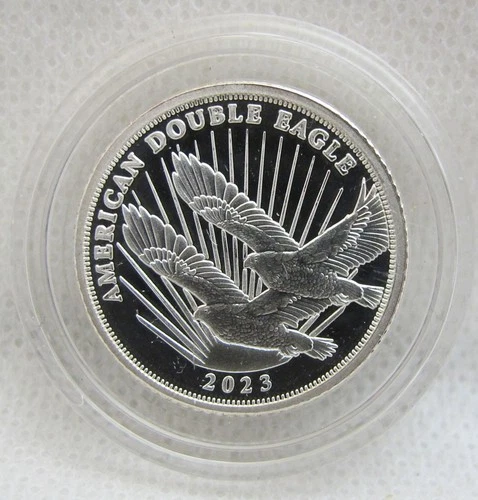 2023 0.999 Fine SILVER COOK ISLANDS $2 AMERICAN DOUBLE EAGLE 1/4OZ PROOF COIN