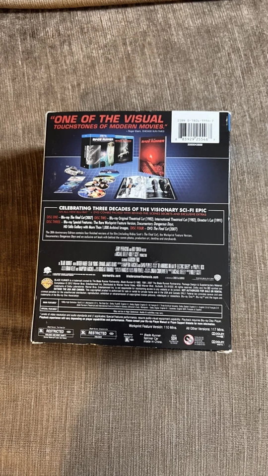 Blade Runner: 30th Anniversary Collector's Edition (1982, Blu-ray/DVD) NEW - Image 3 of 4