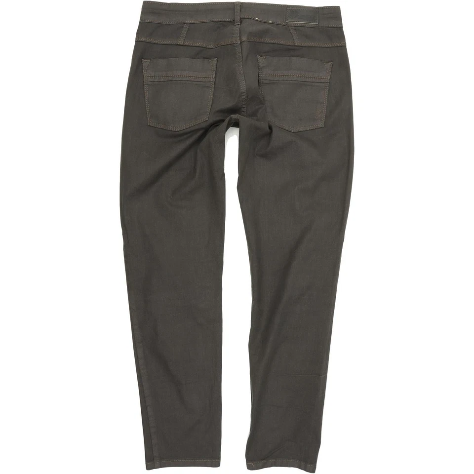 Pantalones de mezclilla elásticos ajustados rectos marrones Pioneer para mujer W29 L28 (57482) Foto 2 de 4