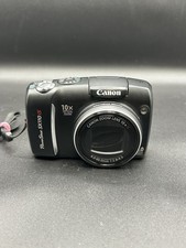 Canon PowerShot SX110 IS Digital Camera FOR PARTS ONLY Lens Error Does Not Focus