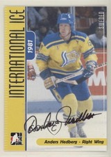 2006 In the Game-Used International Ice Signature Series Anders Hedberg Auto 2d8