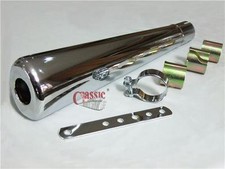 Oval Megaphone Silencer To Suit  Honda CB250 special build