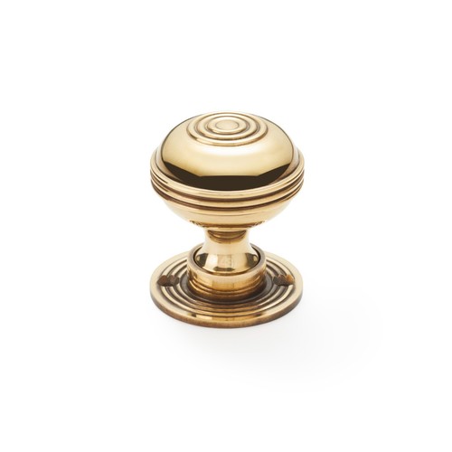 Pewter Cast Iron Floral Rim Lock Heavy Aged Brass Bloxwich Door Knob Set - Picture 5 of 5