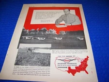 1948 CROP DUSTING IS MY BUSINESS "ESSO AVAITION"...1-PAGE SALES AD (467NN)