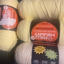 Super Saver Yarn Lot 3 Pale Yellow 1 Aran