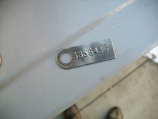 1965 Impala Ss Belair 396 Rare Muncie 4 Speed Transmission M20 Parts Tag 3856436