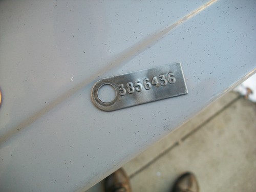 1965 Impala SS Belair 396 Rare Muncie 4 Speed Transmission M20 Parts Tag 3856436