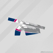 KOSMIC 2012 STYLE OTK CHAIN GUARD STICKER KIT - KARTING - JakeDesigns