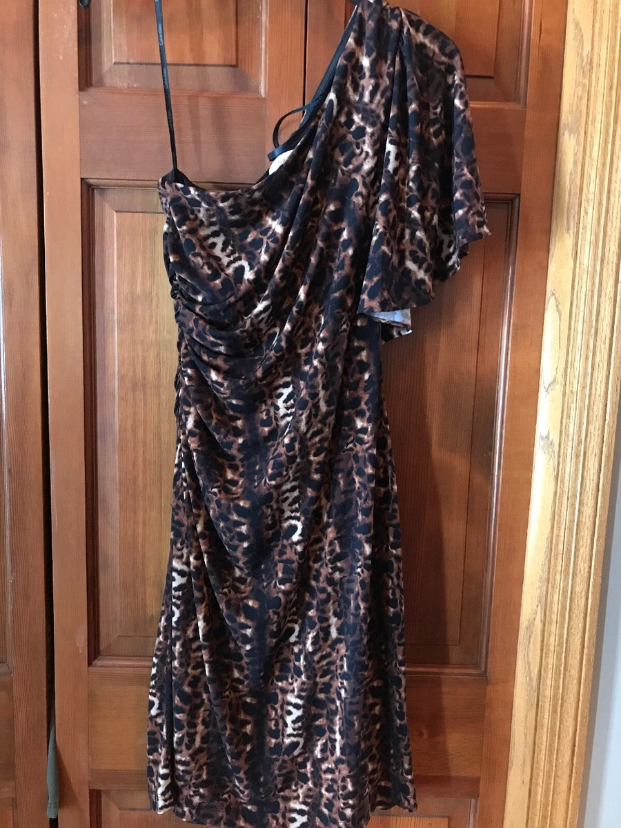 Calvin klein sales leopard dress
