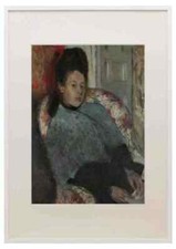 Hilaire Germain Edgar Degas Portrait Of Elena Carafa A3 A4 Framed Print Picture